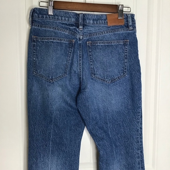 J. Crew Full Length Demi Boot Jeans Size 28P. - Picture 5 of 12